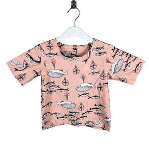Unisex Mini Rodini - Mitteveniv tuunika, suurus 104 - 110 - Heleroosa (1)
