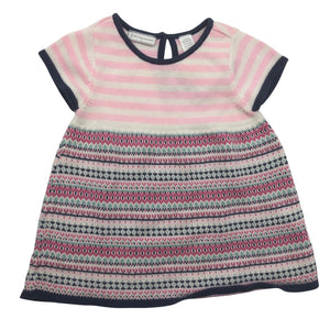 Unisex First Impressions - Kootud tuunika, suurus 74 - 80 - Heleroosa (1)
