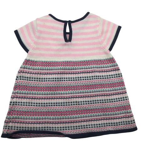 Unisex First Impressions - Kootud tuunika, suurus 74 - 80 - Heleroosa (2)