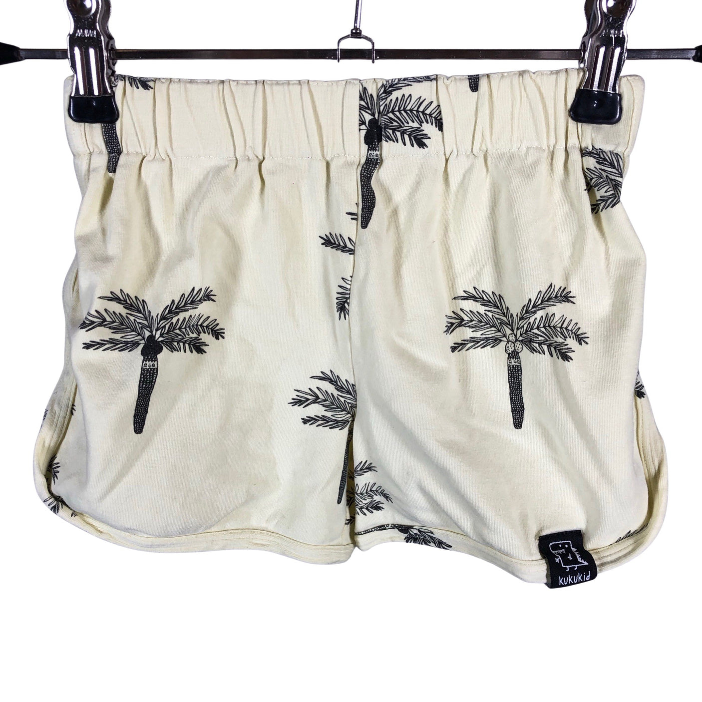 Unisex Kukukid - Trikotaažist lühikesed püksid, suurus 122 - 128 - Kollane (1)