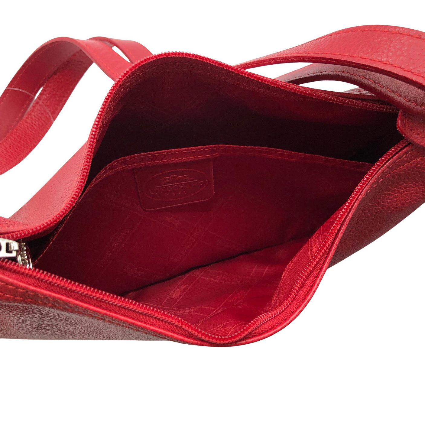 Unisex Longchamp - Käekott, suurus Mini - Punane (3)