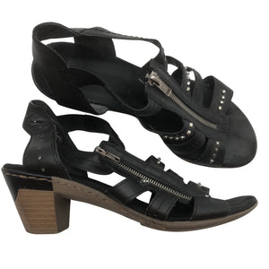 Unisex Rieker - Kontsaga rihmikud, suurus 39 - Must (1)