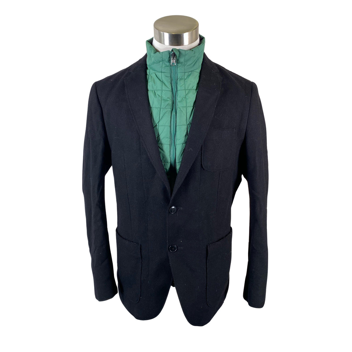Unisex Marc O'Polo - Villane mantel, suurus XL - Must (1)