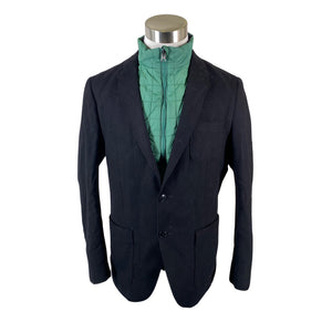 Unisex Marc O'Polo - Villane mantel, suurus XL - Must (1)
