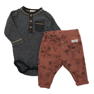 Unisex Newbie - Bodi, suurus 50 - 56 - Pruun (1)