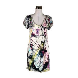 Unisex Desigual - Trikotaažist tuunika, suurus 38 - Valge (1)