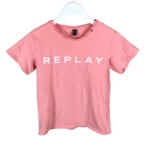 Unisex Replay - T-särk, suurus 152 - 158 - Heleroosa (1)