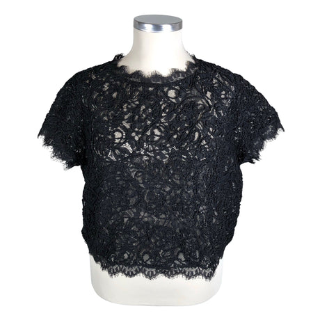 Unisex Lindex - Lühikeste käistega pluus, suurus 42 - Must ()