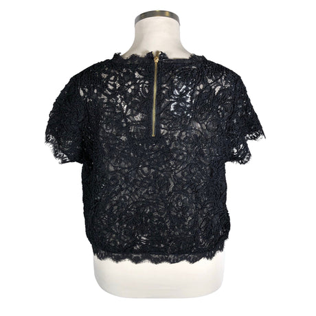 Unisex Lindex - Lühikeste käistega pluus, suurus 42 - Must (2)