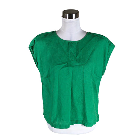 Unisex Nanso - Lühikeste käistega pluus, suurus 38 - Roheline ()