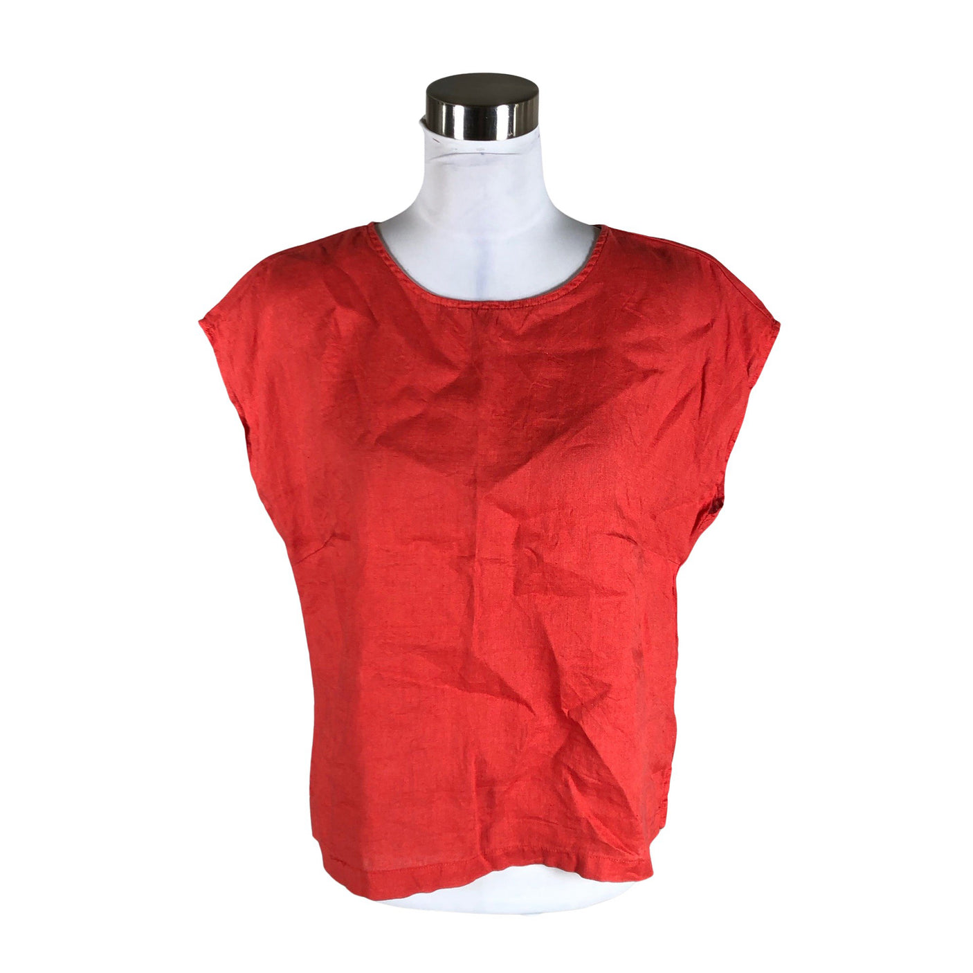 Unisex Nanso - Lühikeste käistega pluus, suurus 40 - Punane (1)