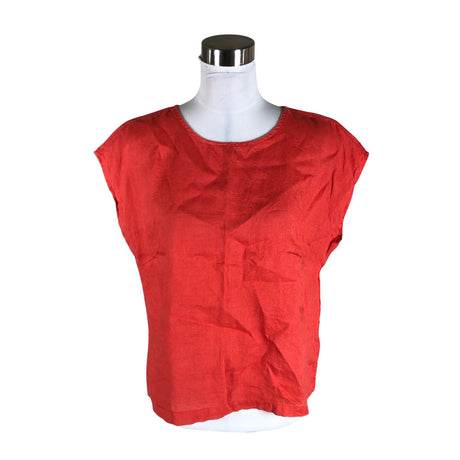 Unisex Nanso - Lühikeste käistega pluus, suurus 40 - Punane ()