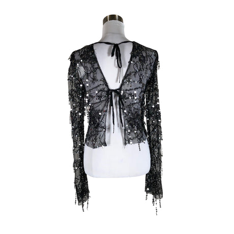 Unisex Na-KD - Pidulik pluus, suurus 34 - Must (2)