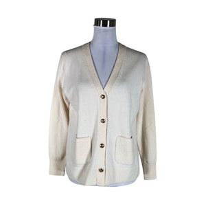 Unisex Massimo Dutti - Kardigan, suurus 34 - Looduslik valge (1)