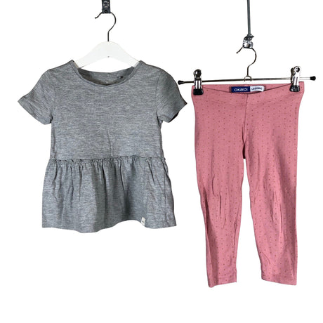 Unisex Okaïdi - T-särk, suurus 92 - 98 - Heleroosa ()