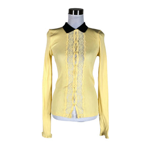Unisex OpéraSPORT - Trikotaažist pluus, suurus 34 - Kollane (1)