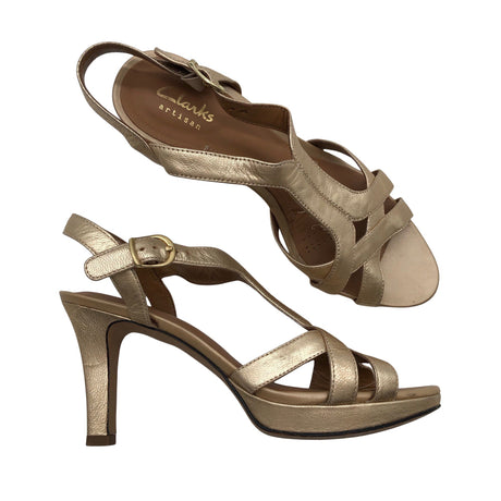 Unisex Clarks - Kontsaga rihmikud, suurus 38 - Kuld ()