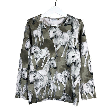 Unisex Versonpuoti - Trikotaažist pluus, suurus 128 - 134 - Roheline ()