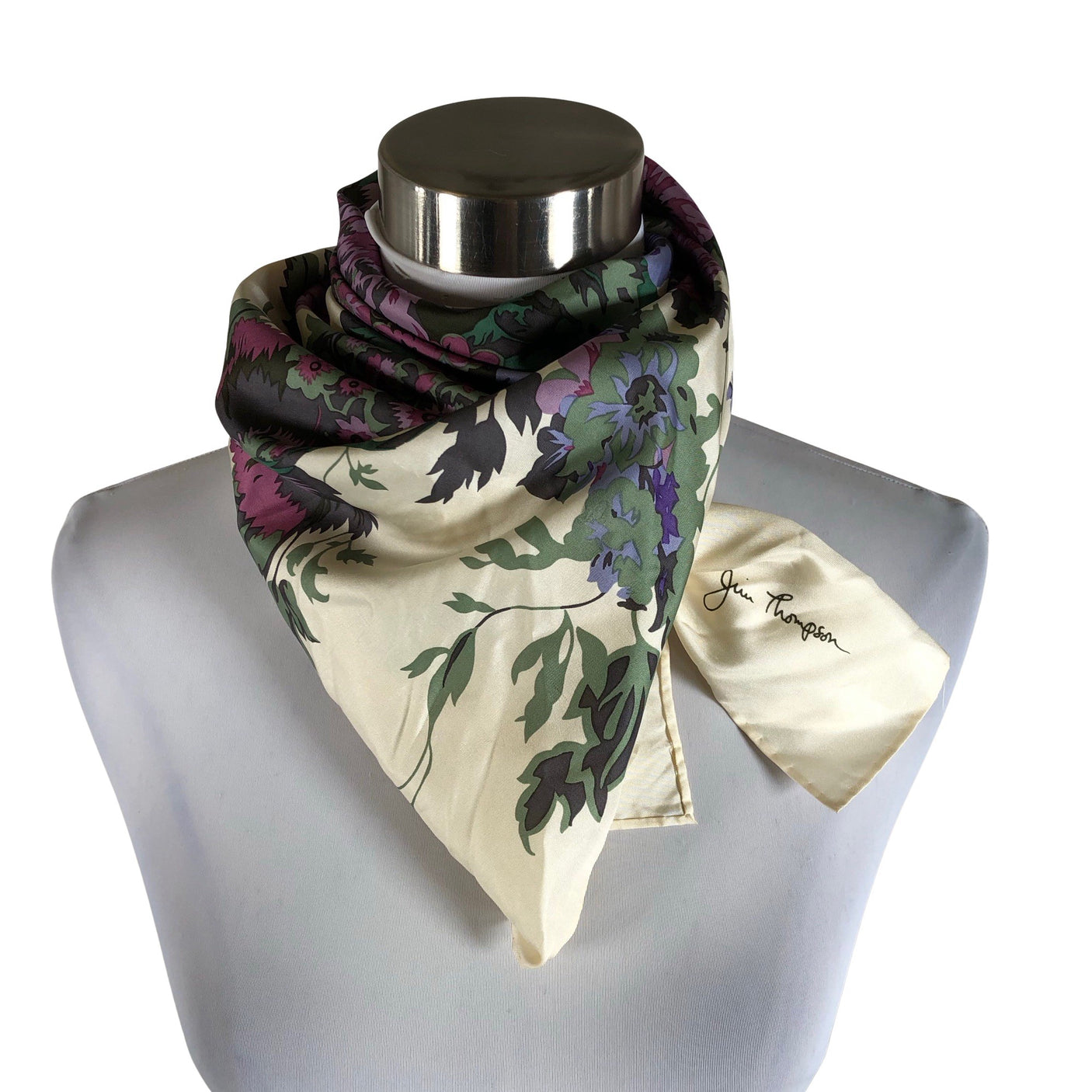 Unisex Jim Thompson - Õhuke sall, suurus Maxi - Looduslik valge (1)