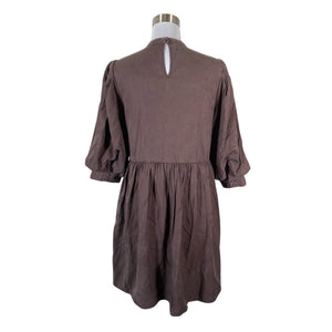 Unisex Selected - Mitteveniv kleit, suurus 38 - Pruun (2)