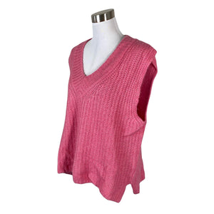 Unisex Massimo Dutti - Kootud vest, suurus 38 - Roosa (2)