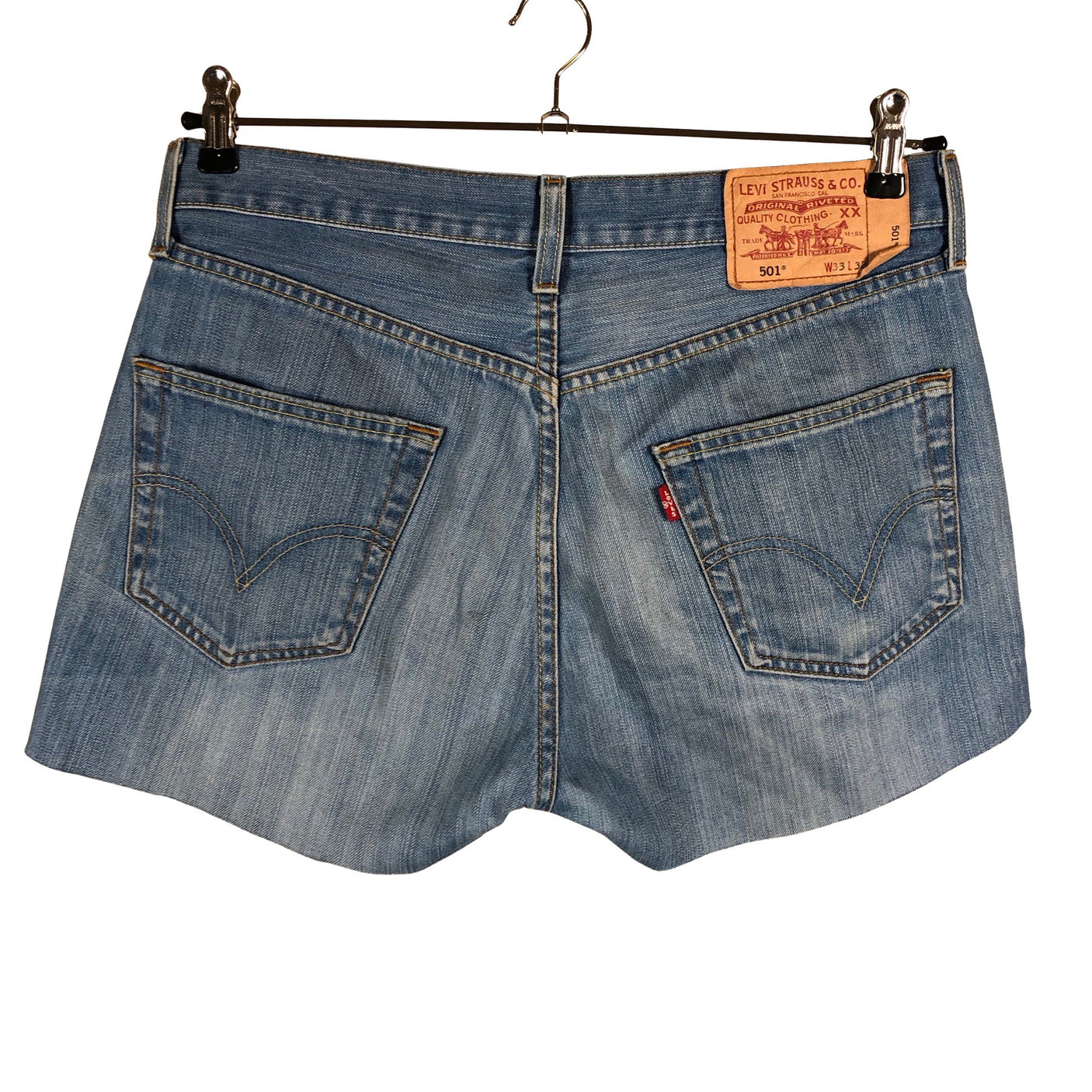 Unisex Levi's - Teksast lühikesed püksid, suurus W33 - Sinine (2)