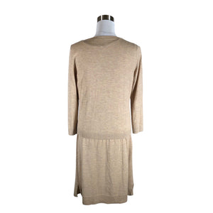 Unisex Arelalizza - Kootud kleit, suurus 40 - Beige (2)