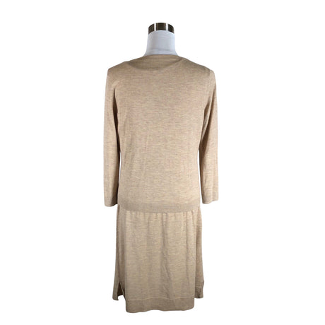 Unisex Arelalizza - Kootud kleit, suurus 40 - Beige (2)