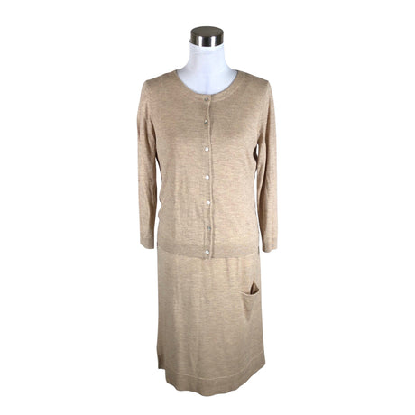 Unisex Arelalizza - Kootud kleit, suurus 40 - Beige ()