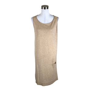 Unisex Arelalizza - Kootud kleit, suurus 40 - Beige (3)
