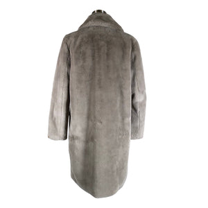 Unisex Oakwood - Kunstkarusnahast mantel, suurus 40 - Pruun (2)