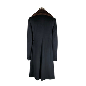 Unisex Linea - Villane mantel, suurus 40 - Must (2)
