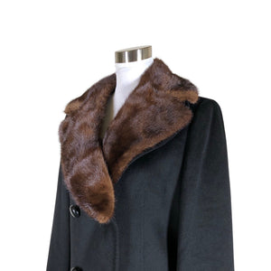 Unisex Linea - Villane mantel, suurus 40 - Must (3)
