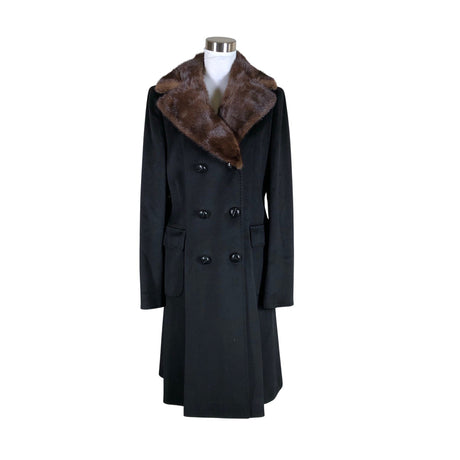 Unisex Linea - Villane mantel, suurus 40 - Must ()