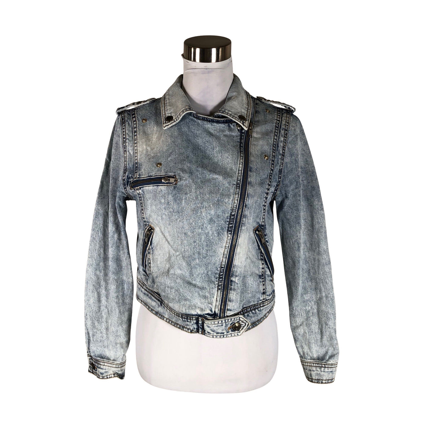 Unisex Lindex - Teksatagi, suurus 38 - Helesinine (1)