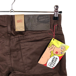 Unisex Naked & Famous - Teksad, suurus W32 - Pruun (3)