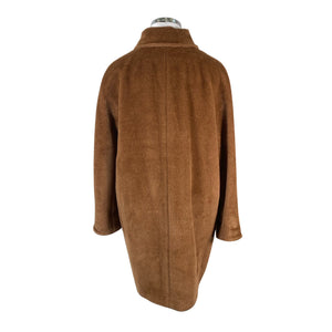 Unisex Manuela Conti - Villane mantel, suurus 42 - Pruun (2)