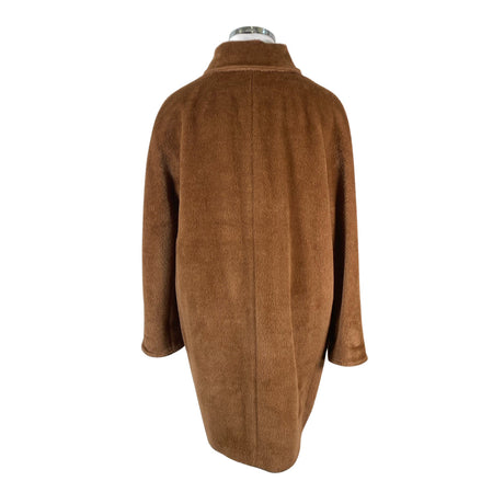 Unisex Manuela Conti - Villane mantel, suurus 42 - Pruun (2)