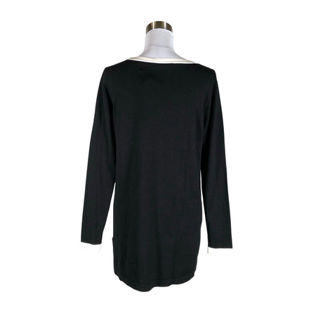 Unisex August Silk - Kootud tuunika, suurus 40 - Must (2)