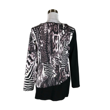 Unisex Bella Mode - Trikotaažist pluus, suurus 40 - Must (2)