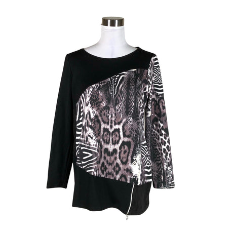 Unisex Bella Mode - Trikotaažist pluus, suurus 40 - Must ()