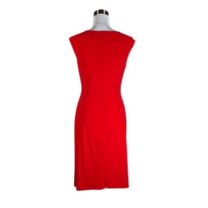 Unisex Lauren Ralph Lauren - Trikotaažist kleit, suurus 38 - Punane (2)