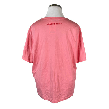 Unisex Marimekko - T-särk, suurus 44 - Heleroosa (2)