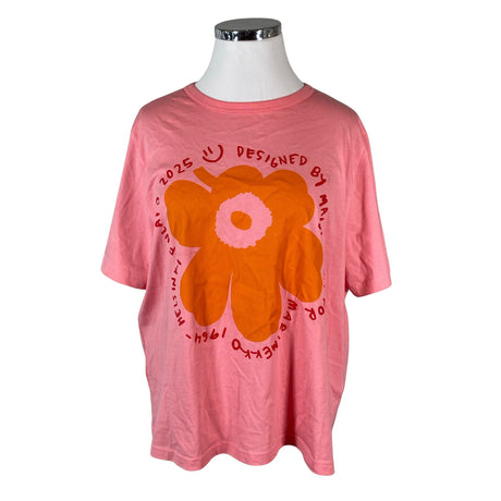Unisex Marimekko - T-särk, suurus 44 - Heleroosa ()