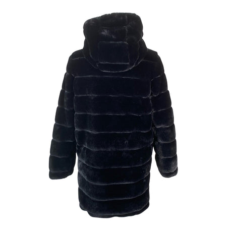 Unisex Samsoe&Samsoe - Kunstkarusnahast mantel, suurus 36 - Must (2)