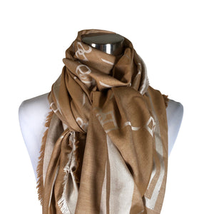 Unisex Balmuir - Õhuke sall, suurus Maxi - Pruun (3)