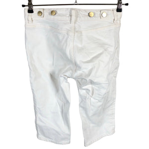 Unisex Filippa K. - Teksast poolpikad püksid, suurus W27 - Valge (2)