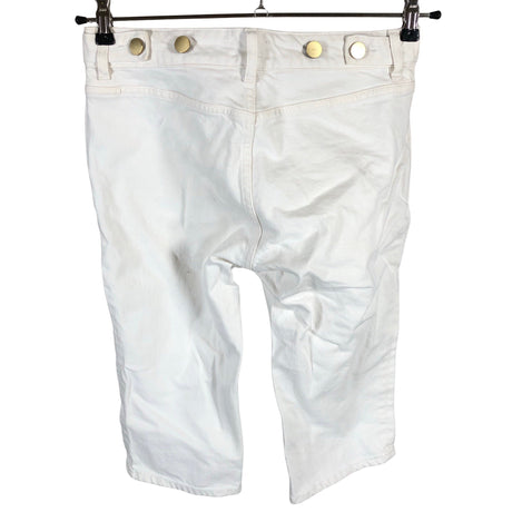 Unisex Filippa K. - Teksast poolpikad püksid, suurus W27 - Valge (2)