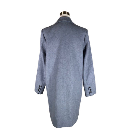 Unisex Selected - Villane mantel, suurus 40 - Helesinine (2)