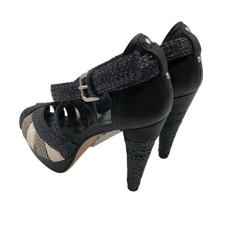 Unisex Stuart Weitzman - Kontsaga rihmikud, suurus 36 - Sinine (2)